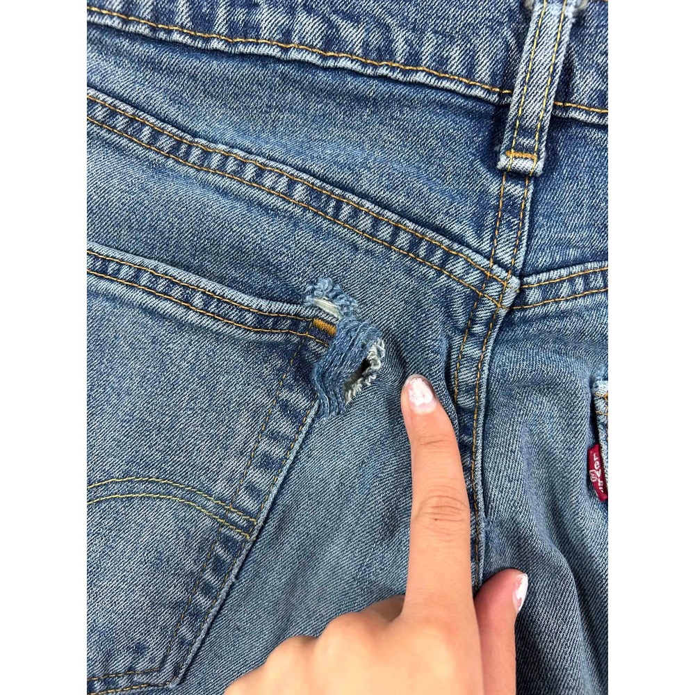 Levis 505 Regular Fit Straight Leg Jeans Blue Denim W30 L30 00505-2146 - Picture 6 of 8